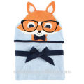 Baby bamboo hooded towel high quality perfect for baby gentle and sensitive skin--Animal face